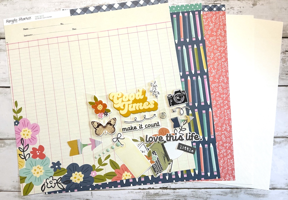 SIMPLE STORIES TAKE NOTE SINGLE SHOT KIT 2:$7.50