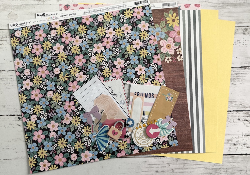 BEA VALINT/WE R MAKERS/AMERICAN CRAFTS SMILES FOR MILES SINGLE SHOT KIT;$7.50