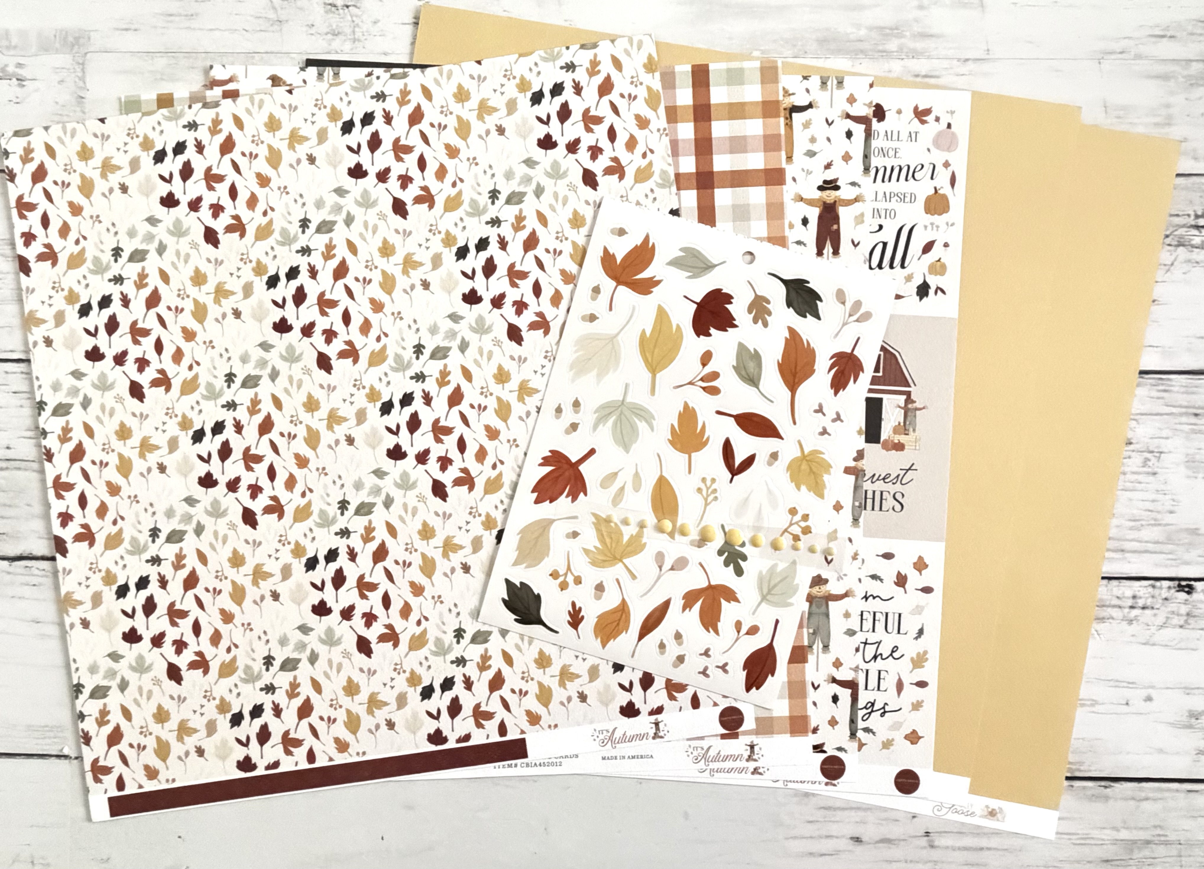 CARTA BELLA IT'S AUTUMN SINGLE SHOT KIT:$8.50
