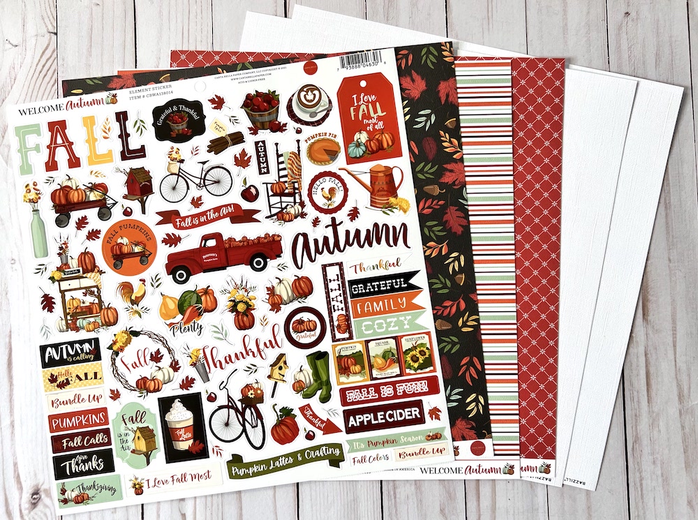 CARTA BELLA WELCOME AUTUMN SINLGE SHOT KIT $7.50 <span class='red' style='font-weight:bold;'>SALE: $4.50</span>