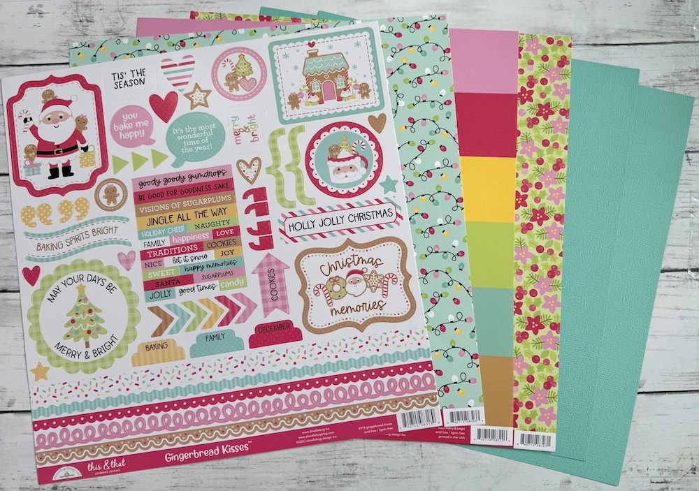 DOODELBUG DESIGN GINGERBREAD KISSES SINGLE SHOT KIT:$7.50