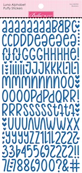 BELLA BLVD LUNA ALPHABET PUFFY STICKERS - BLUEBERRY:$6.95