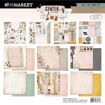 49 AND MARKET CENTER STAGE ALL IN ONE KIT 12X12:$29.00