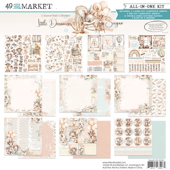 49 AND MARKET  LITTLE DREAMERS SUGAR ALL IN ONE KIT 12X12:$29.00