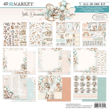 49 AND MARKET LITTLE DREAMERS SPICE ALL IN ONE KIT 12X12:$29.00