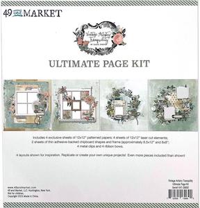49TH & MARKET VINTAGE ARTISTRY TRANQUILITY ULTIMATE PAGE KIT:$31.50