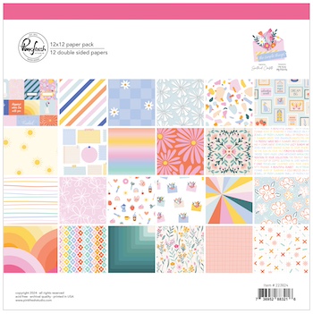 PINKFRESH THE SIMPLE THINGS 12X12 PAPER PACK:$12.50