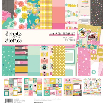 SIMPLE STORIES TRUE COLORS COLLECTION:$17.50