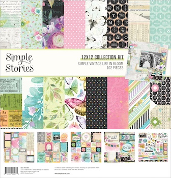 SIMPLE STORIES SIMPLE VINTAGE LIFE IN BLOOM COLLECTION:$17.50
