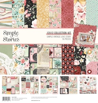 SIMPLE STORIES SIMPLE VINTAGE LOVE STORY COLLECTION:$17.50