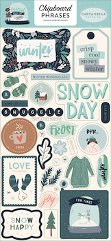 CARTA BELLA SNOW MUCH FUN! CHIPBOARD;$3.95 <span class='red' style='font-weight:bold;'>SALE: $2.76</span>