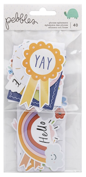 PEBBLES PHRASE EPHEMERA KID AT HEART;$5.50 <span class='red' style='font-weight:bold;'>SALE: $2.00</span>