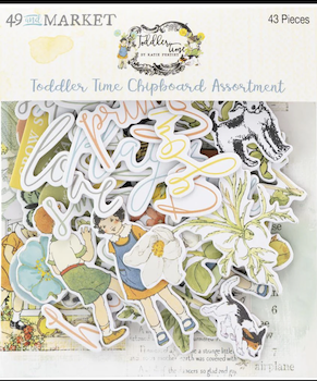 49TH AND MARKET CHIPBOARD ASSORTMENT TODDLER TIME;$6.50