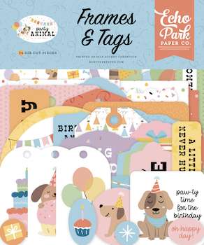 ECHO PARK PARTY ANIMAL FRAMES & TAGS:$4.50