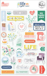 PINKFRESH LIFE RIGHT NOW PUFFY STICKERS:$5.00