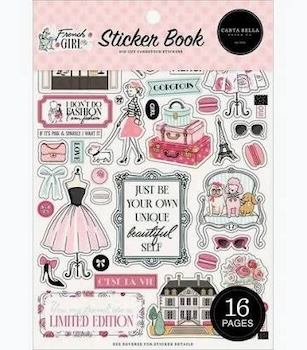 CARTA BELLA FRENCH GIRL STICKER BOOK:$14.50