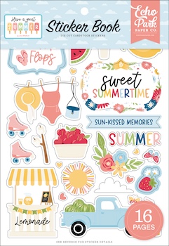ECHO PARK HAVE A GREAT SUMMER STICKER BOOK:$14.95