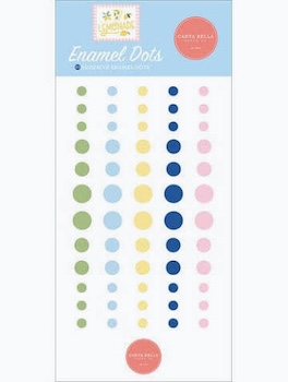 CARTA BELLA LEMONADE ENAMEL DOTS:$4.50