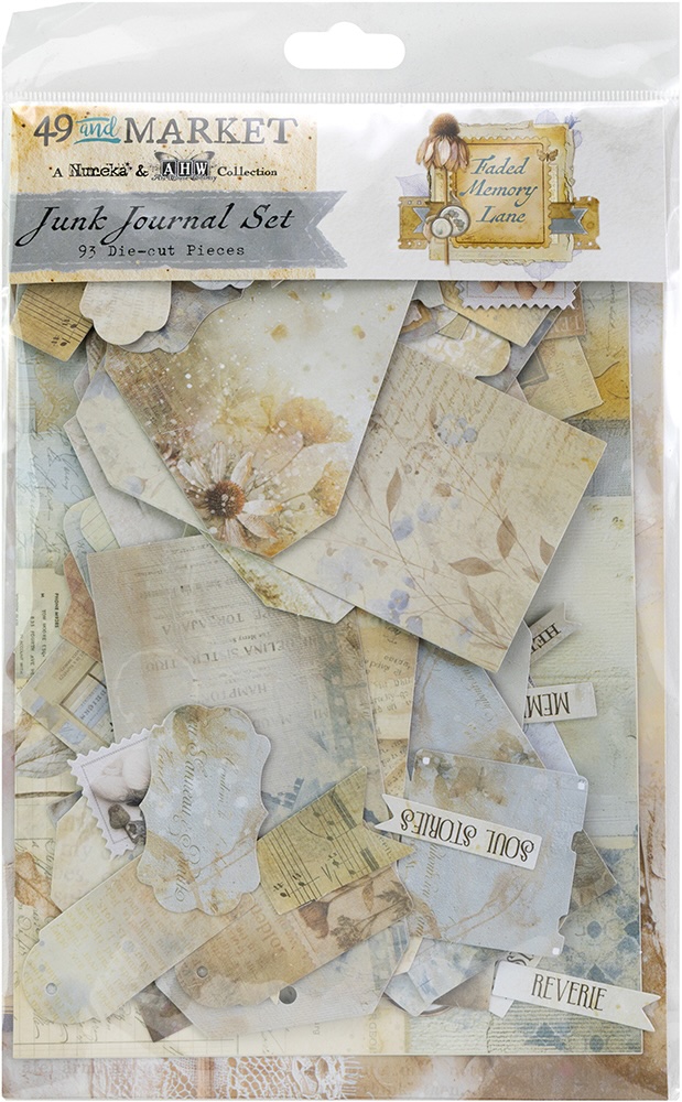 49 AND MARKET JUNK JOURNAL SET FADED MEMORY LANE:$11.50