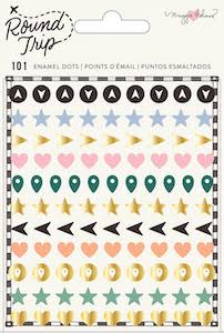 MAGGIE HOLMES ROUND TRIP ENAMEL SHAPES:$5.50