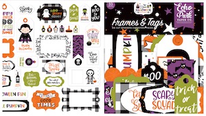 ECHO PARK I LOVE HALLOWEEN FRAMES & TAGS; $4.50 <span class='red' style='font-weight:bold;'>SALE: $2.70</span>