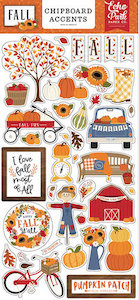 ECHO PARK FALL CHIPBOARD ACCENTS $5.00 <span class='red' style='font-weight:bold;'>SALE: $3.00</span>