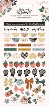 AMERICAN CRAFTS MAGGIE HOLMES FOREVER FRIENDS PUFFY STICKERS;$4.50