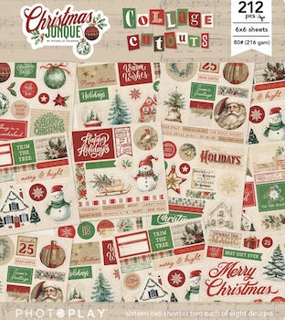 PHOTOPLAY CHRISTMAS JUNQUE COLLAGE CUTOUTS