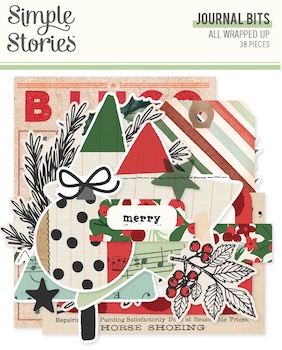 SIMPLE STORIES ALL WRAPPED UP JOURNAL BITS:$5.50