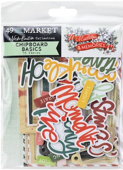 49 AND MARKET VICKI BOUTIN MISTLETOE & MEMORIES CHIPBOARD BASICS:$6.50