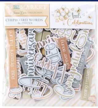 49 AND MARKET ONE PERFECT DAY CHIPBOARD WORDS:$6.50