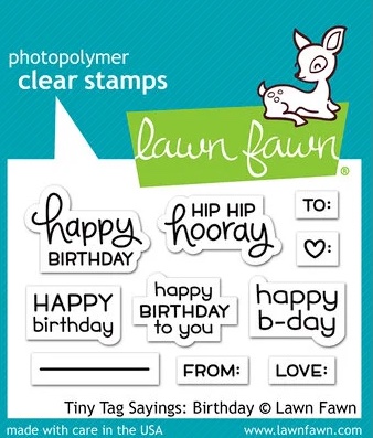 LAWN LAWN TINY TAGS  SAYINGS STAMP:$3.95