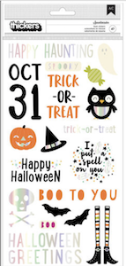 AMERICAN CRAFTS THICKERS SPOOKTACULAR FOAM STICKERS$6.50