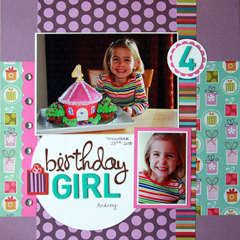 Monthly Scrapbooking Layout Kit Club at The ScrapRoom - www.scrap-room.com