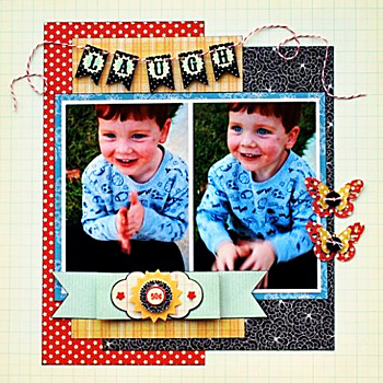 Monthly Scrapbooking Layout Kit Club at The ScrapRoom - www.scrap-room.com