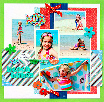 Monthly Scrapbooking Layout Kit Club at The ScrapRoom - www.scrap-room.com