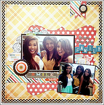 Monthly Scrapbooking Layout Kit Club at The ScrapRoom - www.scrap-room.com