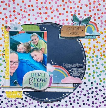 Monthly Scrapbooking Layout Kit Club at The ScrapRoom 