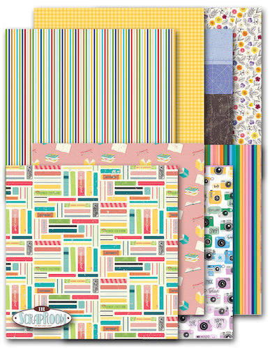 This month's Patterned Paper Club