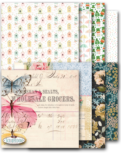 MARCH 2024 PATTERNED PAPER KIT  - $8.50