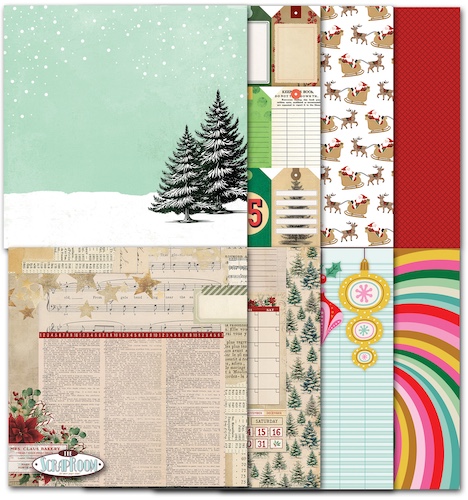DECEMBER 2025 PATTERNED PAPER KIT  - $8.50