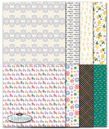 This month's Patterned Paper Club