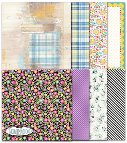 This month's Patterned Paper Club