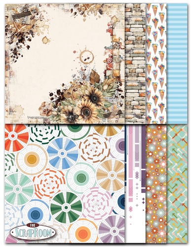 SEPTEMBER 2026 PATTERNED PAPER KIT:$10.50