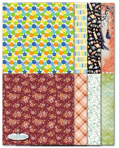 This month's Patterned Paper Club